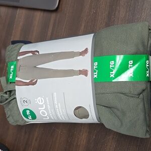 Lole Size XL Green and Blue 2 Pack of Men's Jogger Style Lounge Pant